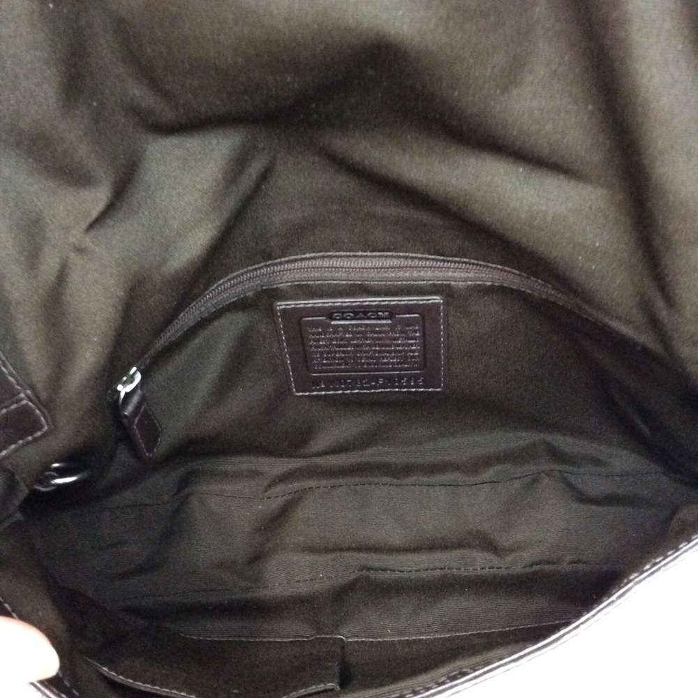 Rare Coach Soho Metallic Goat Leather Y2K Buckle Flap Shoulder Bag - Picture 15 of 17